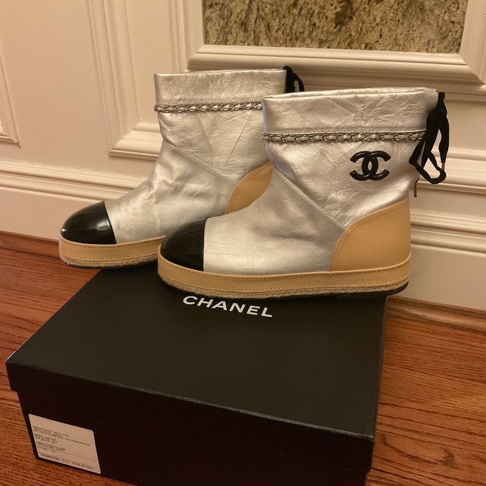 Chanel Leather Boots